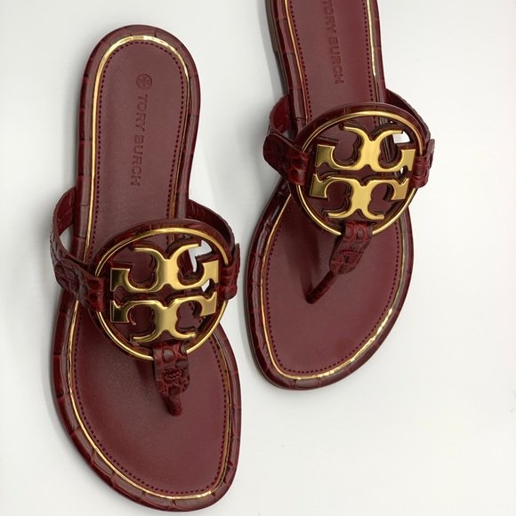 TORY BURCH MILLER METAL-LOGO SANDAL - Picture 10 of 10